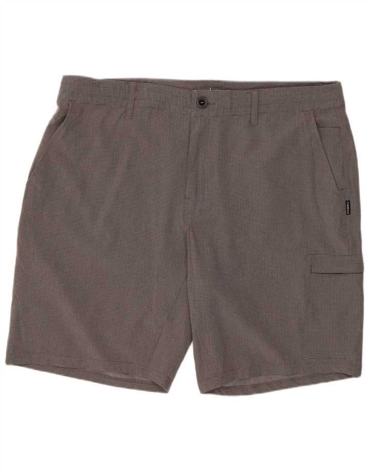 O'Neill Herre Cargo Shorts W38 XL Gråstribet polyester