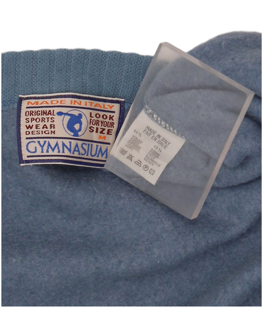 Gymnasium Herre Loose Fit Cardigan Sweater Medium Blå Akryl