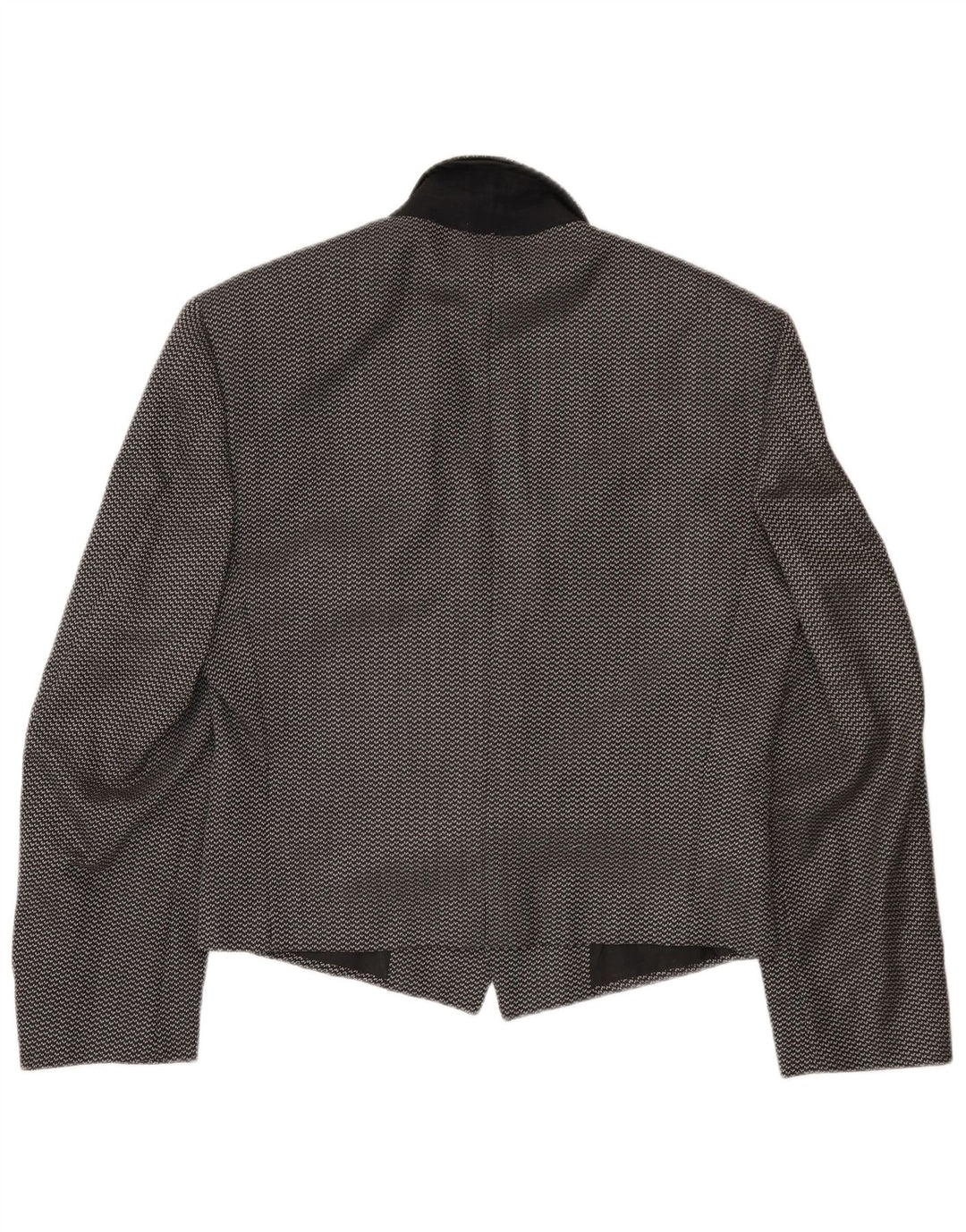 Pal Zileri Herre 1-knap blazerjakke IT 44 XS Sort plettet uld