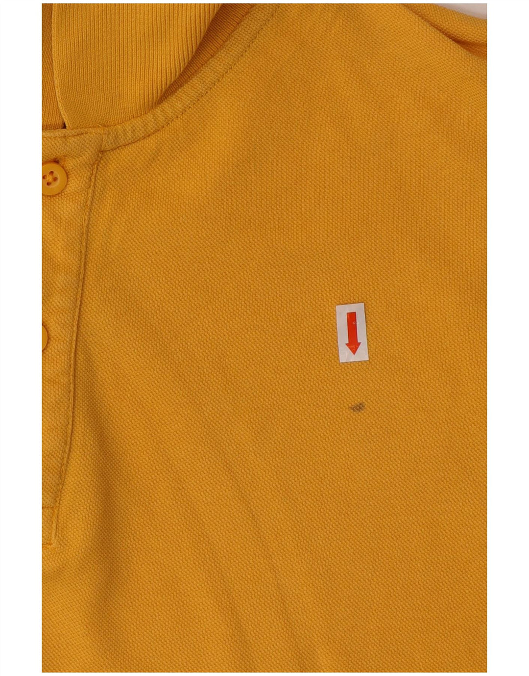 DACK'S Poloshirt til mænd Stor gul bomuld