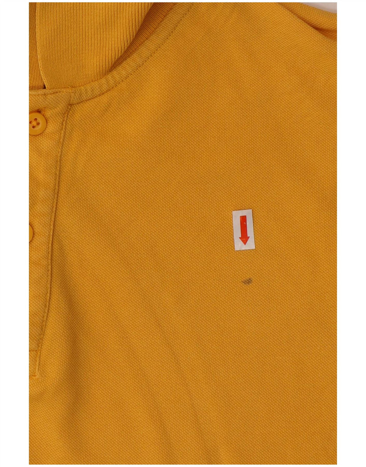 DACK'S Poloshirt til mænd Stor gul bomuld