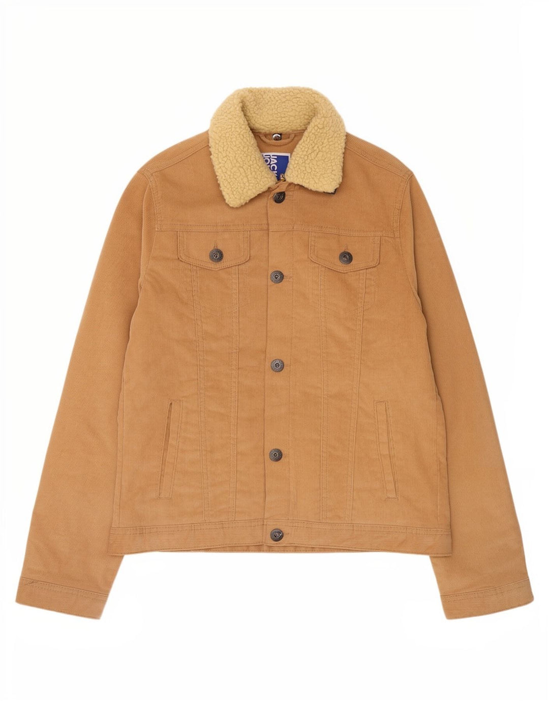 Jack & Jones Boys Corduroy-jakke 13-14 år Beige Bomuld