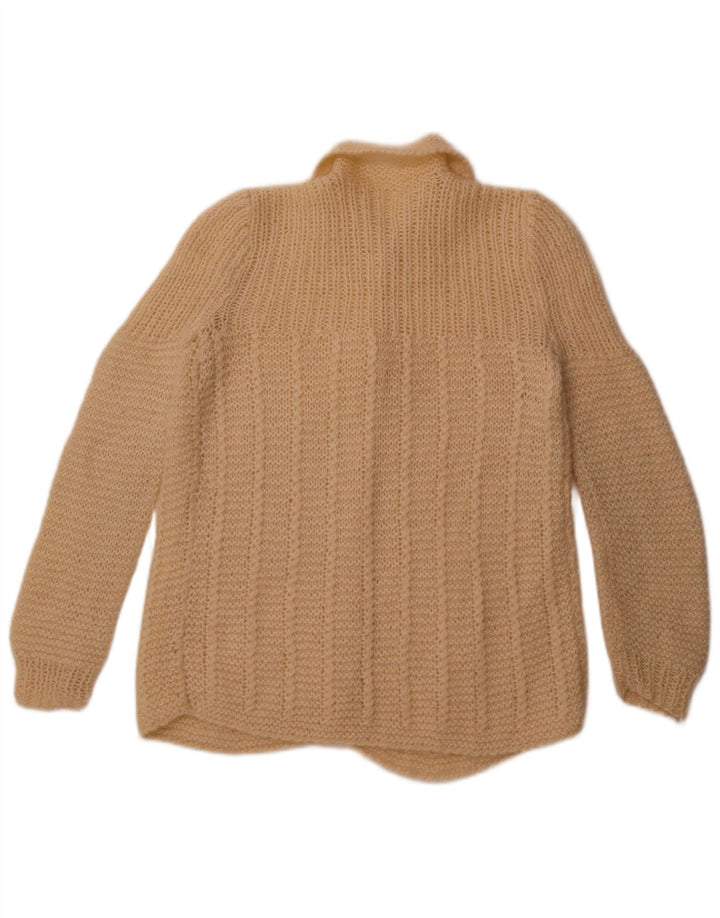 Vintage dame cardigan sweater UK 14 Medium Beige