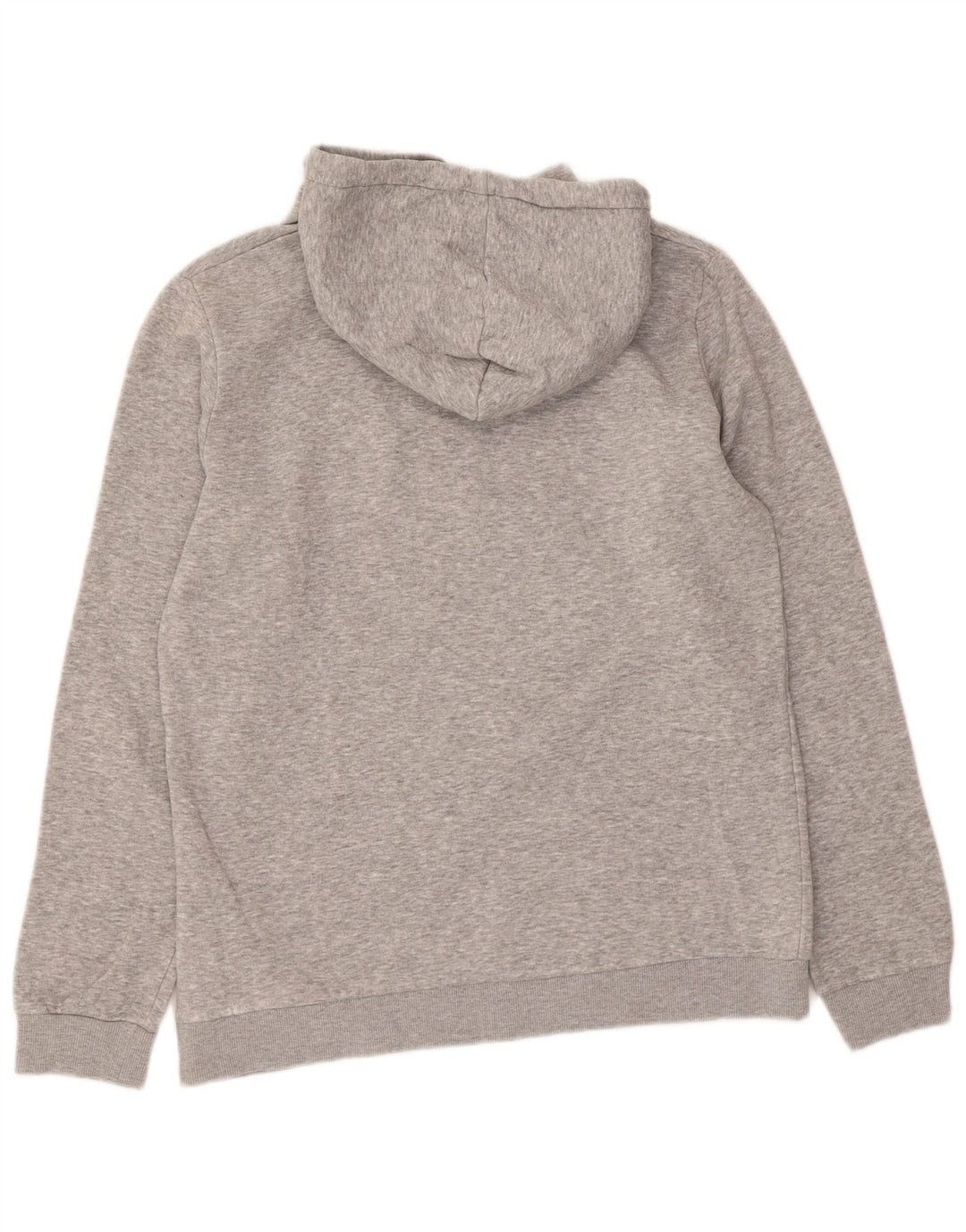 Jack & Jones Grafisk hættetrøje til mænd mellemgrå flækket bomuld