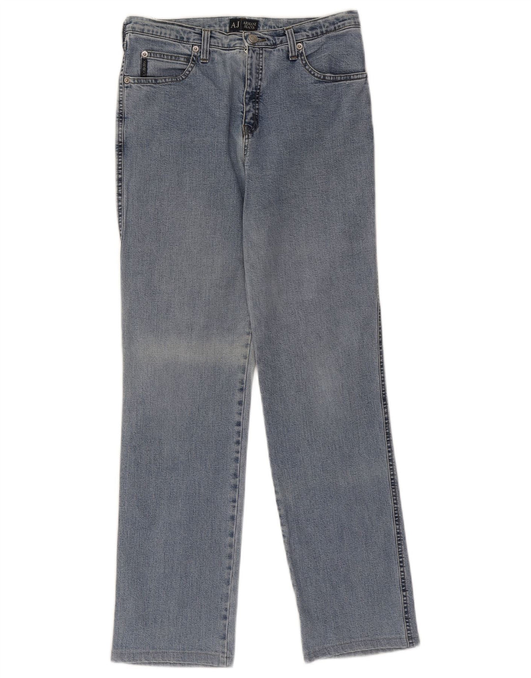 ARMANI lige jeans til kvinder W29 L28 blå bomuld