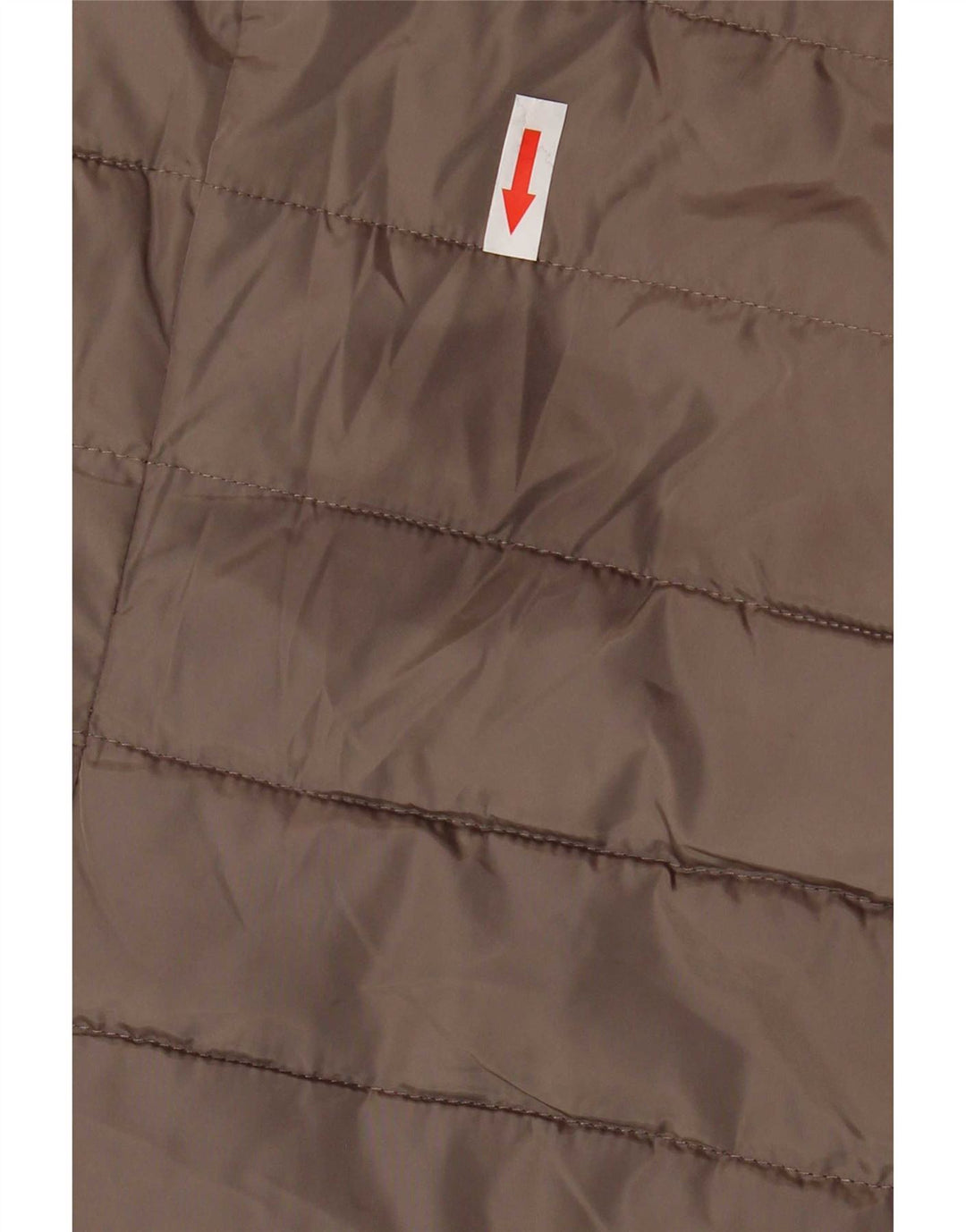 Armani Jeans Dame Hætte Polstret Jakke IT 42 Medium Brun Polyester