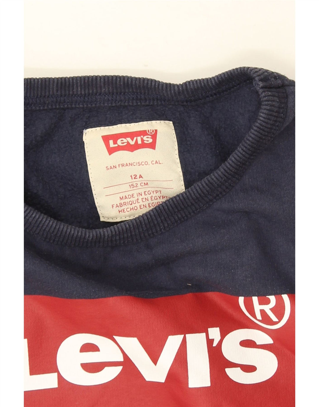 Levi's Pige Grafik Sweatshirt Trøje 11-12 År Mørkeblå