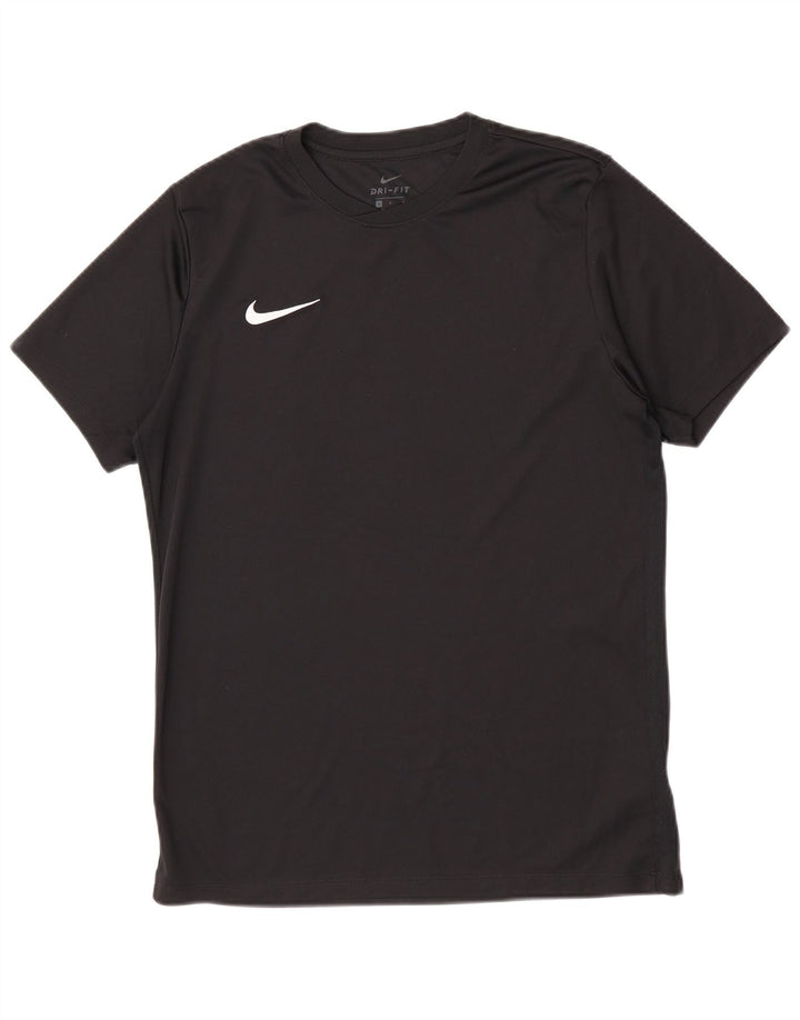 Nike Herre Dri Fit T-shirt Top Stor sort polyester