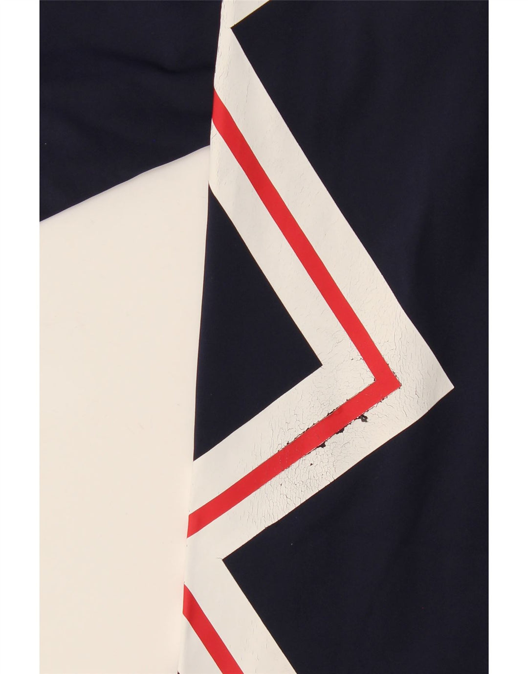 Fila Kvinders Grafiske Leggings UK 14 Large Navy Blue Geometrisk Polyester