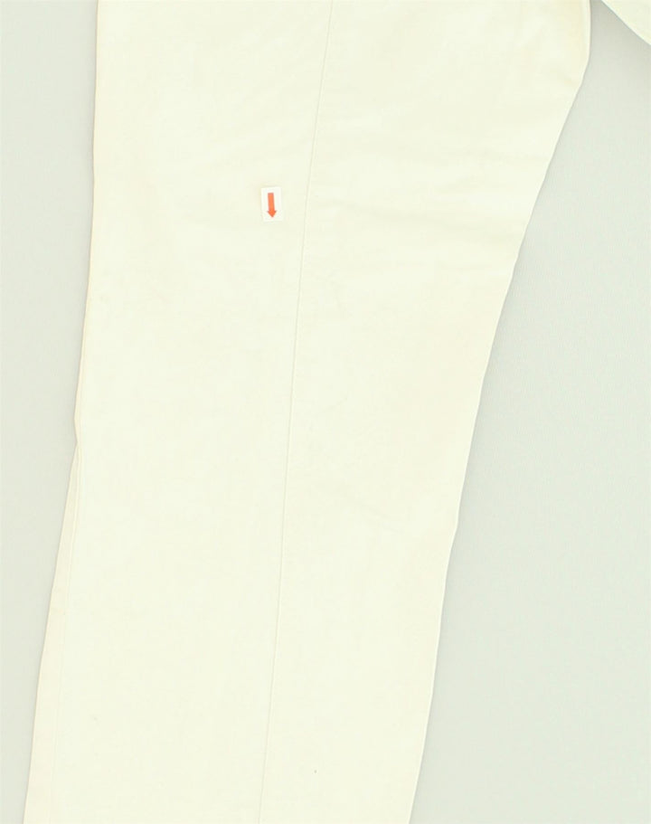 MASSIMO DUTTI Womens Slim Casual Trousers EU 40 Medium W32 L28/ White | Vintage Massimo Dutti | Thrift | Second-Hand Massimo Dutti | Used Clothing | Messina Hembry 