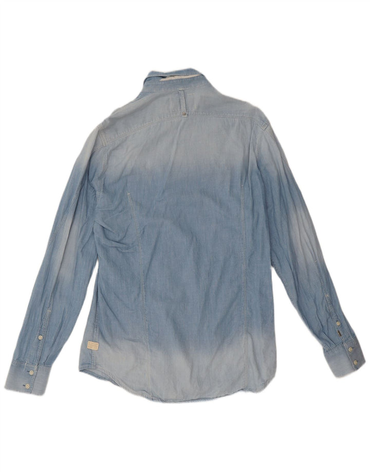 G-Star Herre Denim Shirt Medium Blue Bomuld