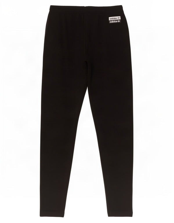 Adidas Graphic Leggings til drenge 12-13 år Sort Colourblock Bomuld