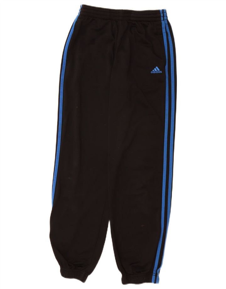 Adidas Drenge Træningsdragt Bukser Joggers 13-14 År Sort Polyester