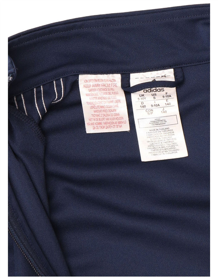 ADIDAS Aeroready træningsdragt topjakke til drenge 9-10 år marineblå polyester