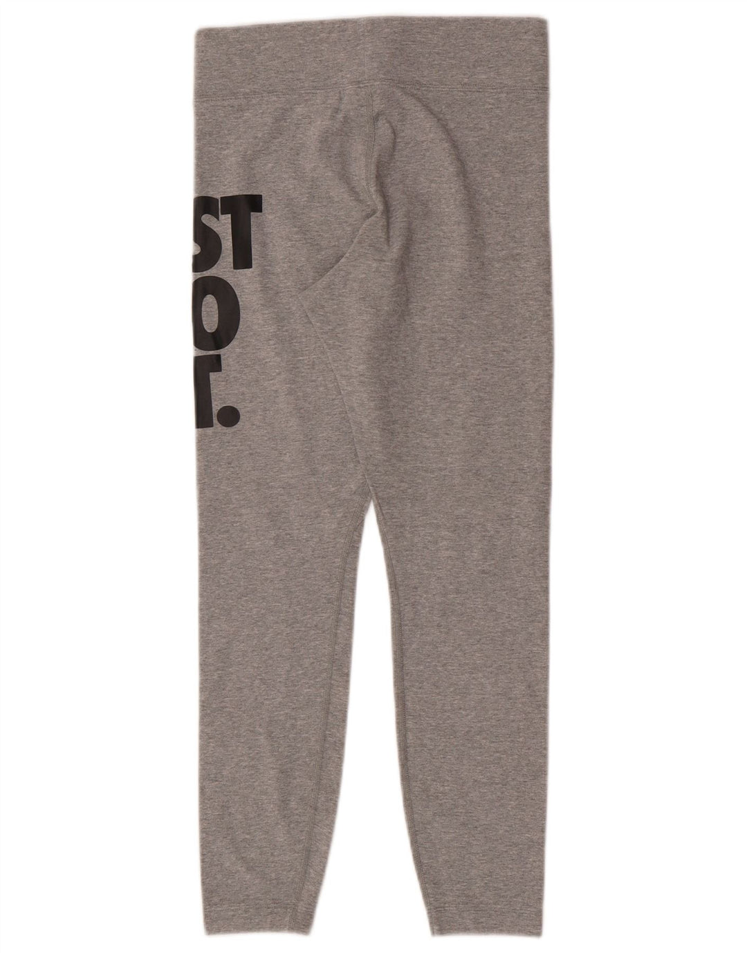 Nike Grafiske Leggings til kvinder UK 8 Små grå flækkede bomuld