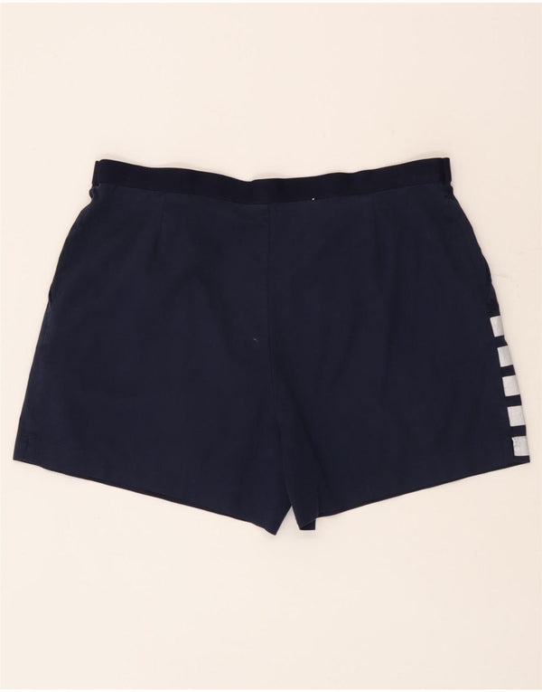 Fila Herre Pegged Casual Shorts IT 54 2XL W38 Marineblå stribet polyester