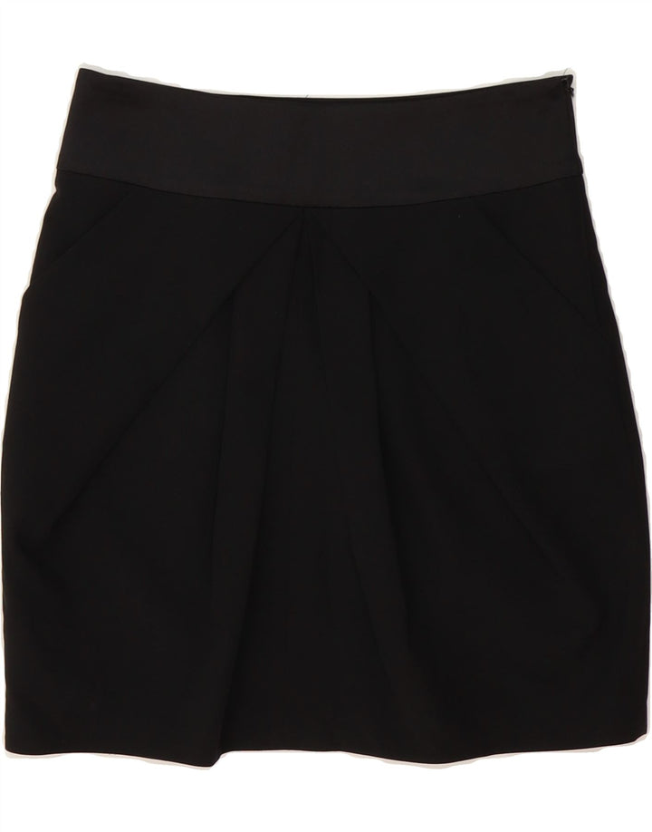 GUESS Womens Mini Skirt IT 42 Medium W28 Black Polyester Vintage Guess and Second-Hand Guess from Messina Hembry 