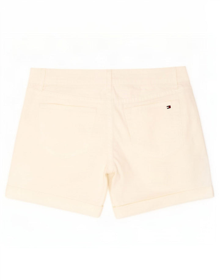 Tommy Hilfiger Chino Shorts til kvinder US 6 Medium W32 Hvid Bomuld