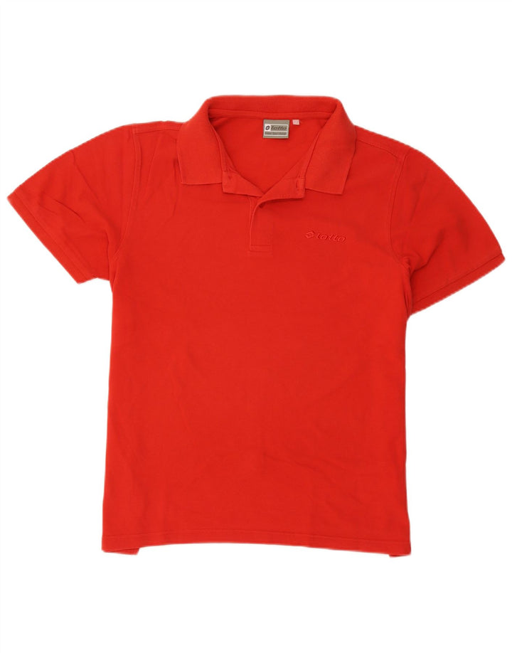 Lotto Herre poloshirt Medium rød bomuld