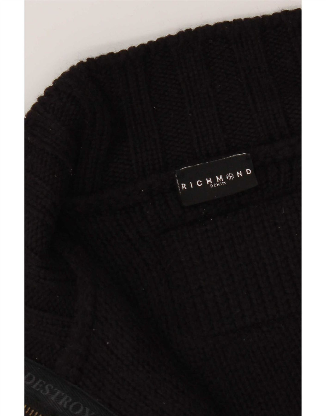 Richmond Dame Cardigan Sweater UK 20 2XL Sort Uld