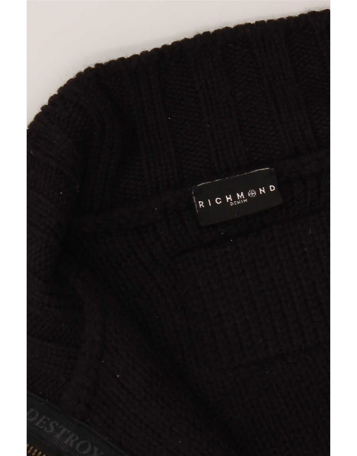 Richmond Dame Cardigan Sweater UK 20 2XL Sort Uld