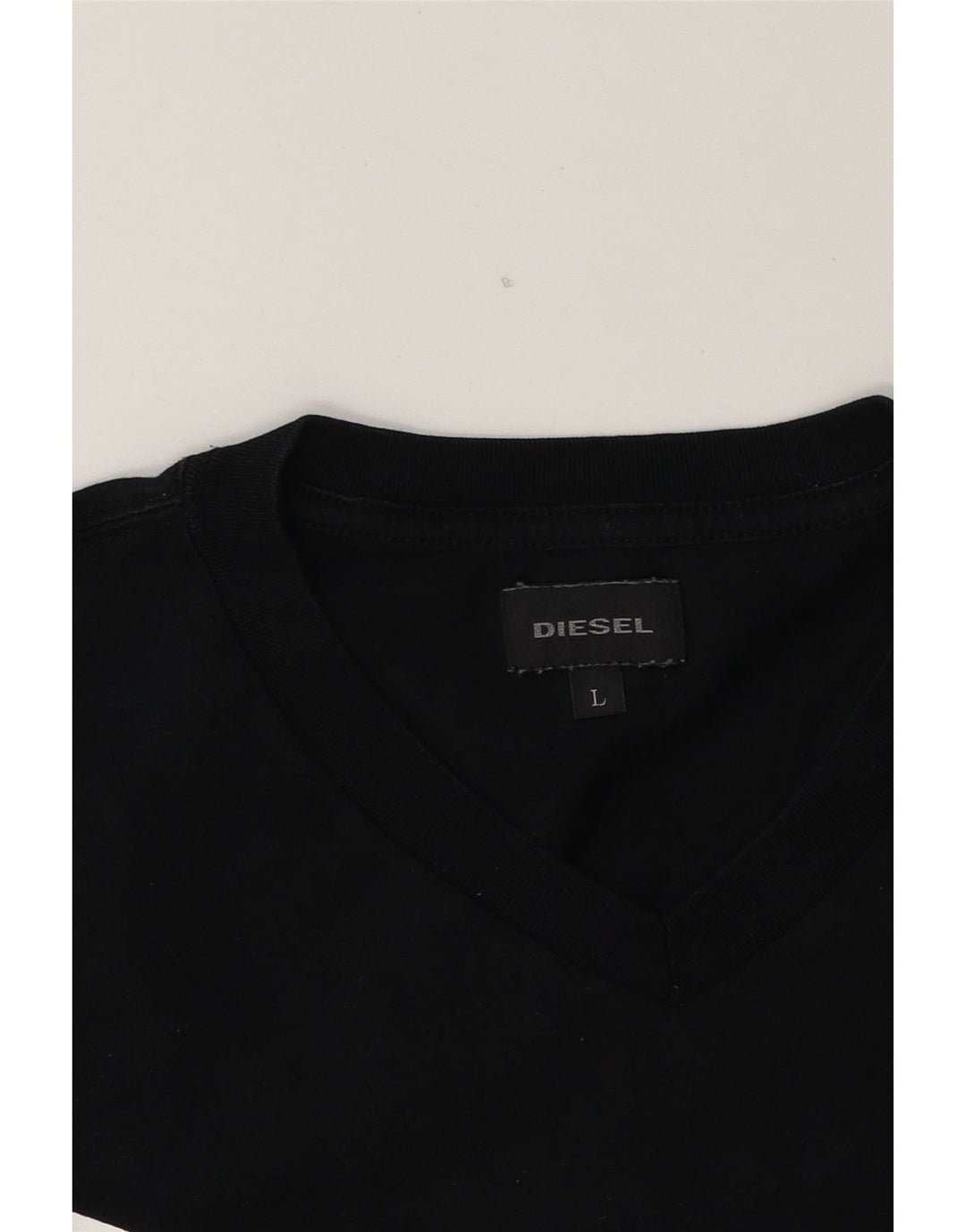 DIESEL Mens Graphic T-Shirt Top Large Black Cotton Vintage Diesel and Second-Hand Diesel from Messina Hembry 