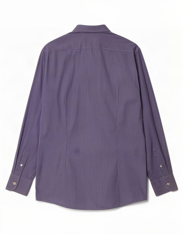 Benetton Herreskjorte Medium Blue Pinstripe