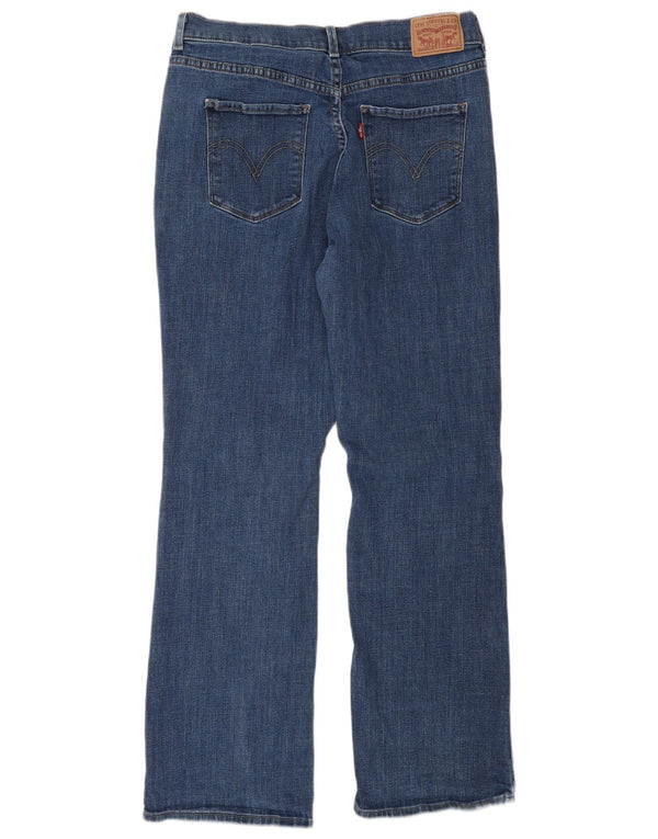 Levi's Dame Classic Bootcut Jeans US 10 Large W30 L30 Blue Cotton