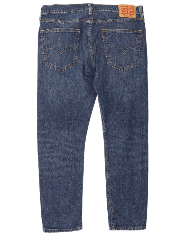 Levi's Herre 502 tilspidsede jeans W36 L30 blå bomuld