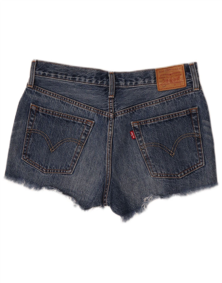 Levi's Womens 501 denimshorts W28 Medium Blue Bomuld