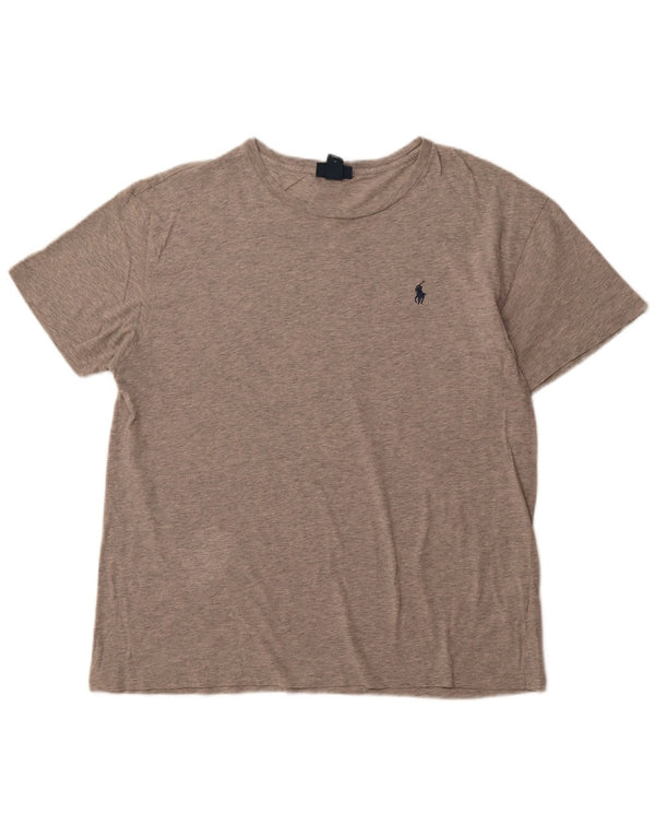 POLO RALPH LAUREN Herre T-Shirt Top Medium Grå Bomuld