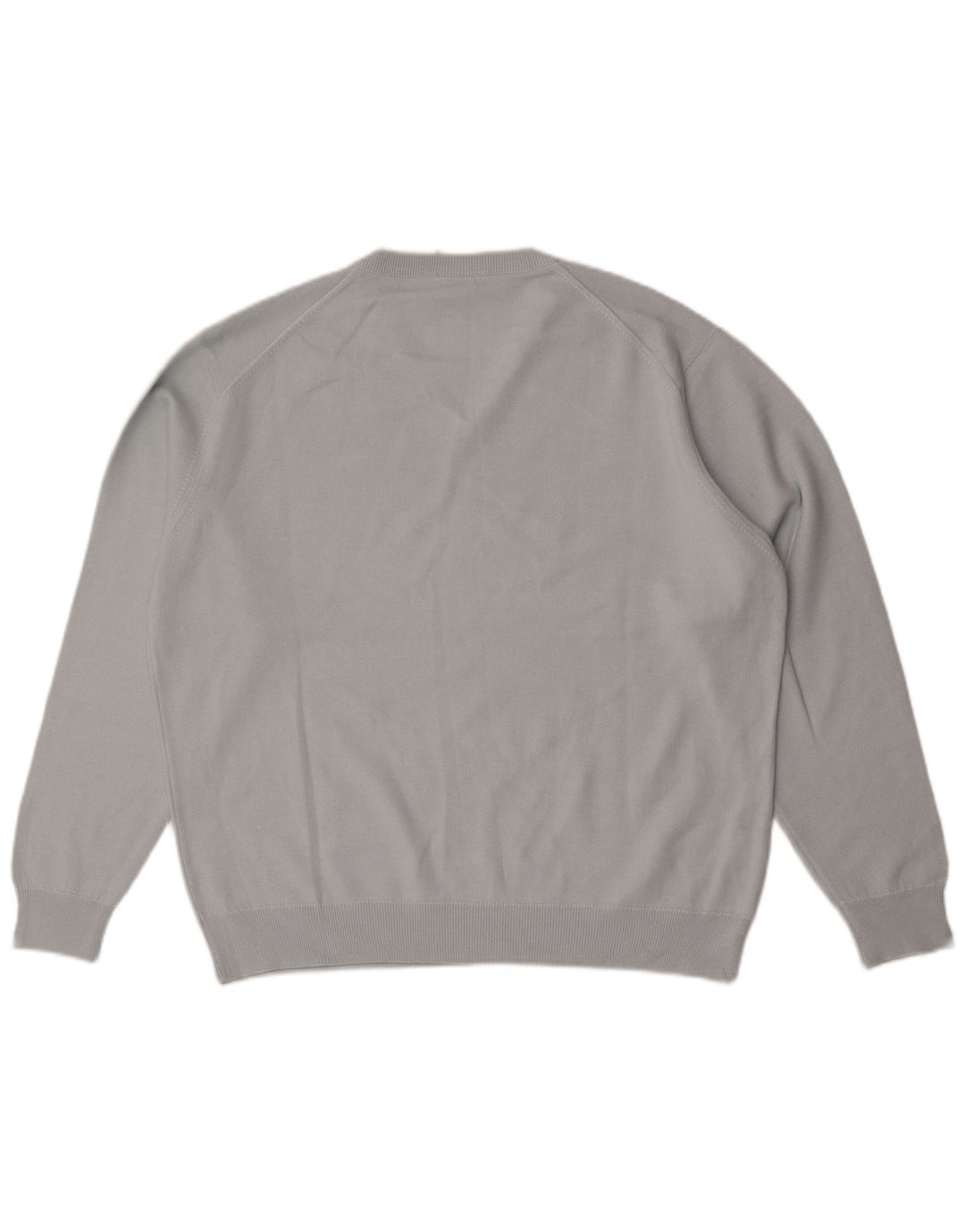 Lacoste Herre V-hals sweater str. 6 XL Blå uld