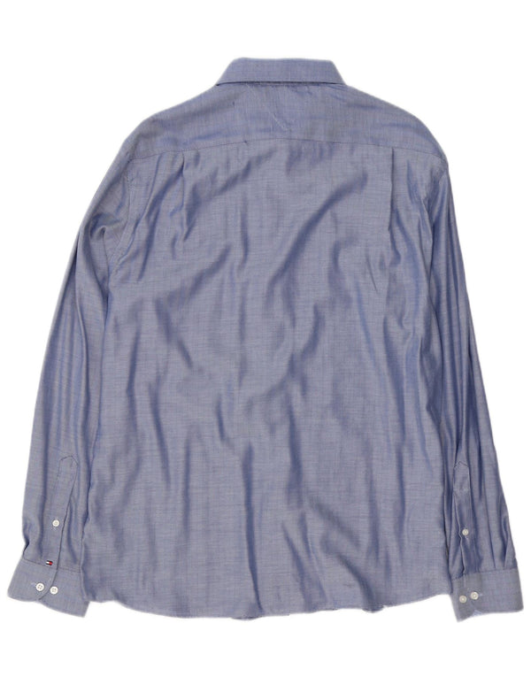 Tommy Hilfiger Herreskjorte str. 16 1/2 Large Blue Sildebensbomuld