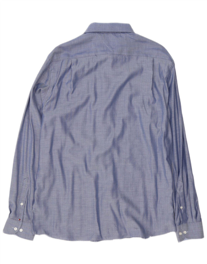 Tommy Hilfiger Herreskjorte str. 16 1/2 Large Blue Sildebensbomuld