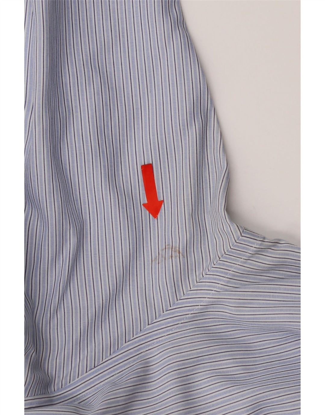 Brooks Brothers Herre 346 skjorte str. 15 Medium blå stribet bomuld