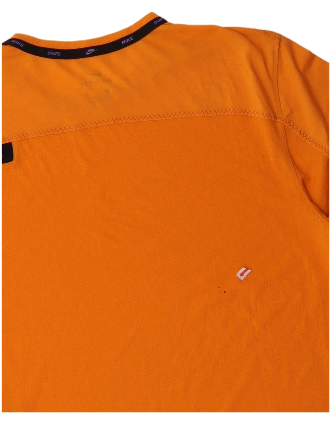 NIKE Herre Dri Fit T-shirt Top Medium Orange Bomuld