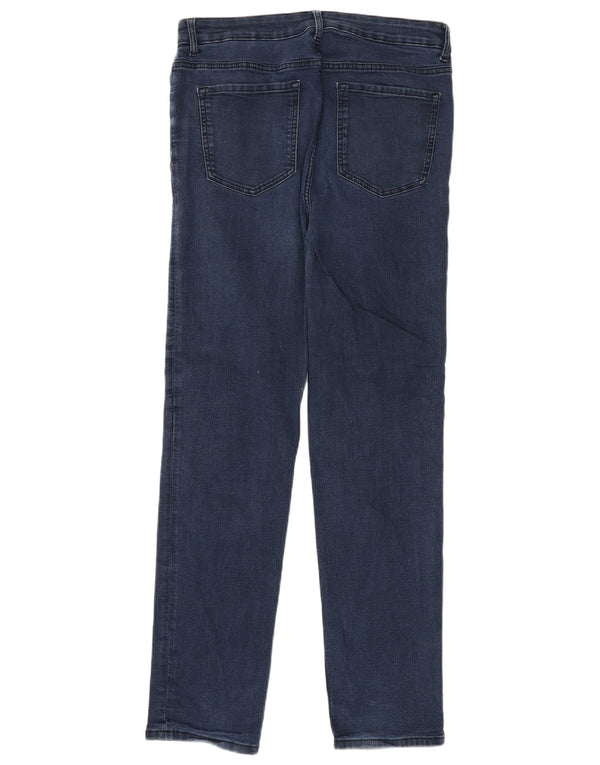 Marks & Spencer Womens The Sienna Straight Jeans UK 14 Large W32 L32 Blue