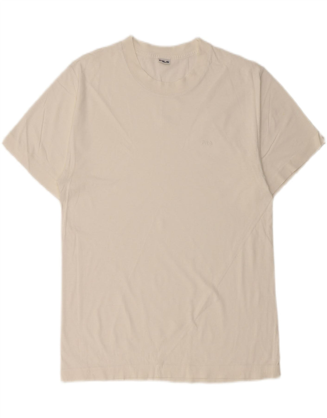 FILA Herre T-Shirt Top Lille Hvid