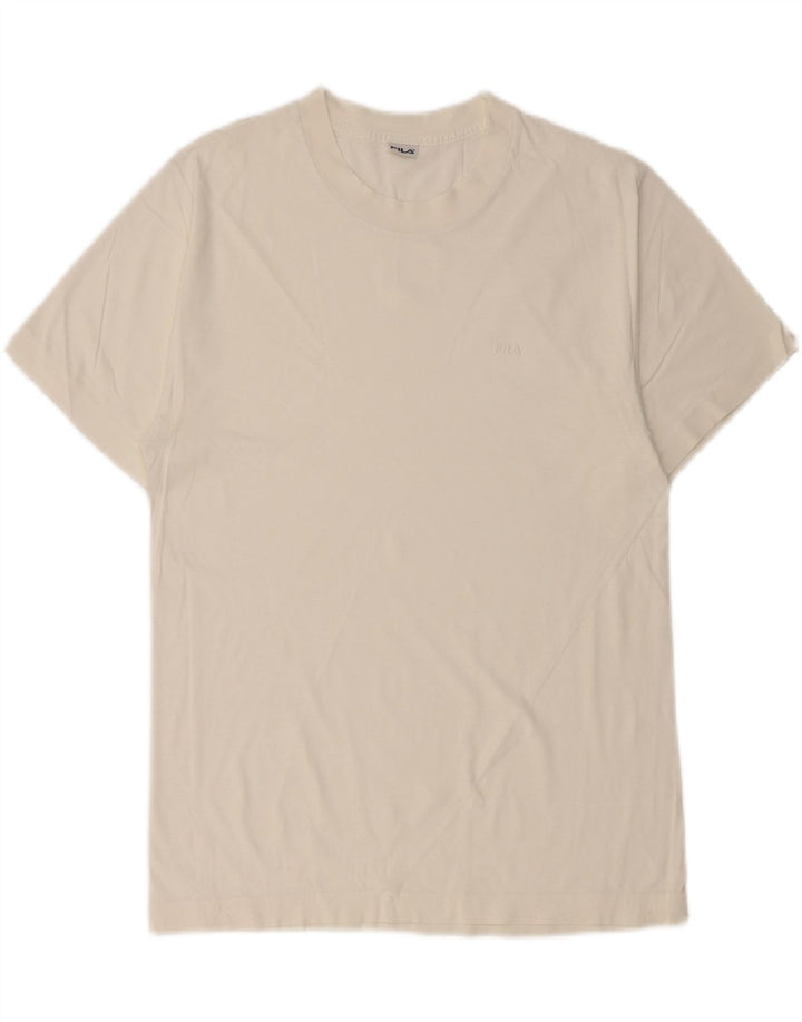 FILA Herre T-Shirt Top Lille Hvid