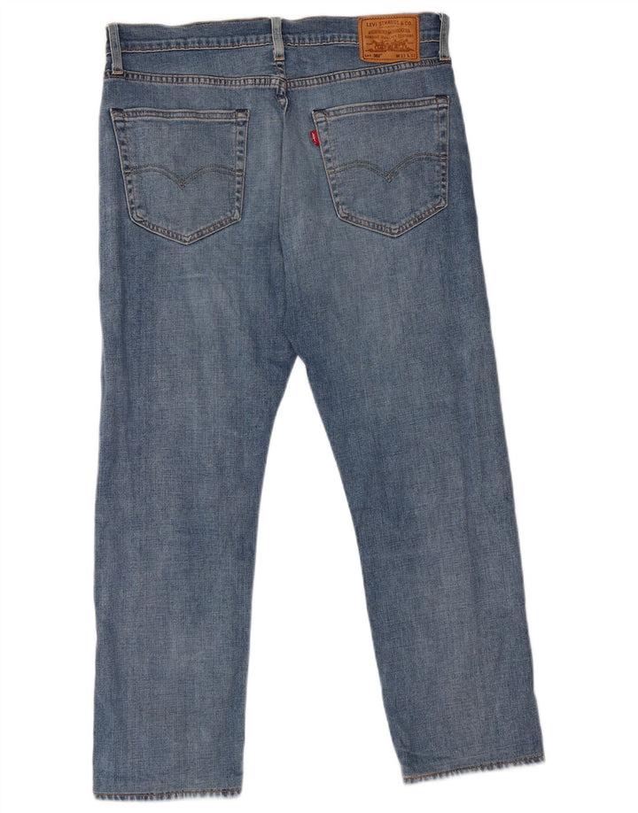 Levi's Herre 502 tilspidsede jeans W33 L26 blå bomuld