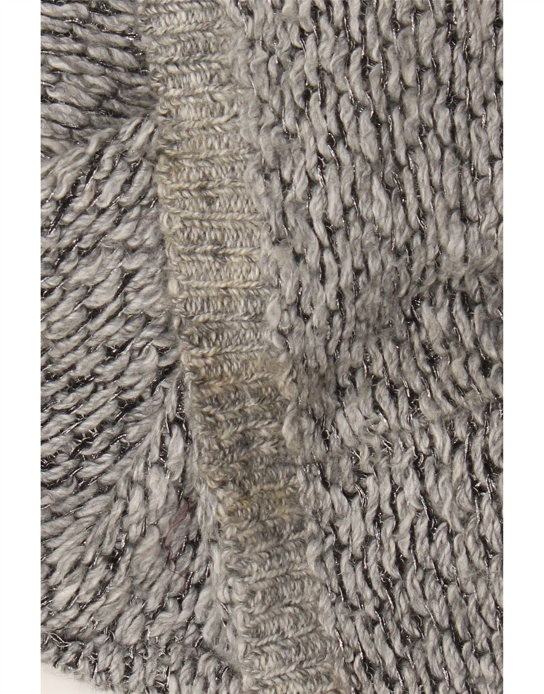 Whistles Dame Crew Neck Jumper Sweater UK 16 Large Grey Flecked Polyester
