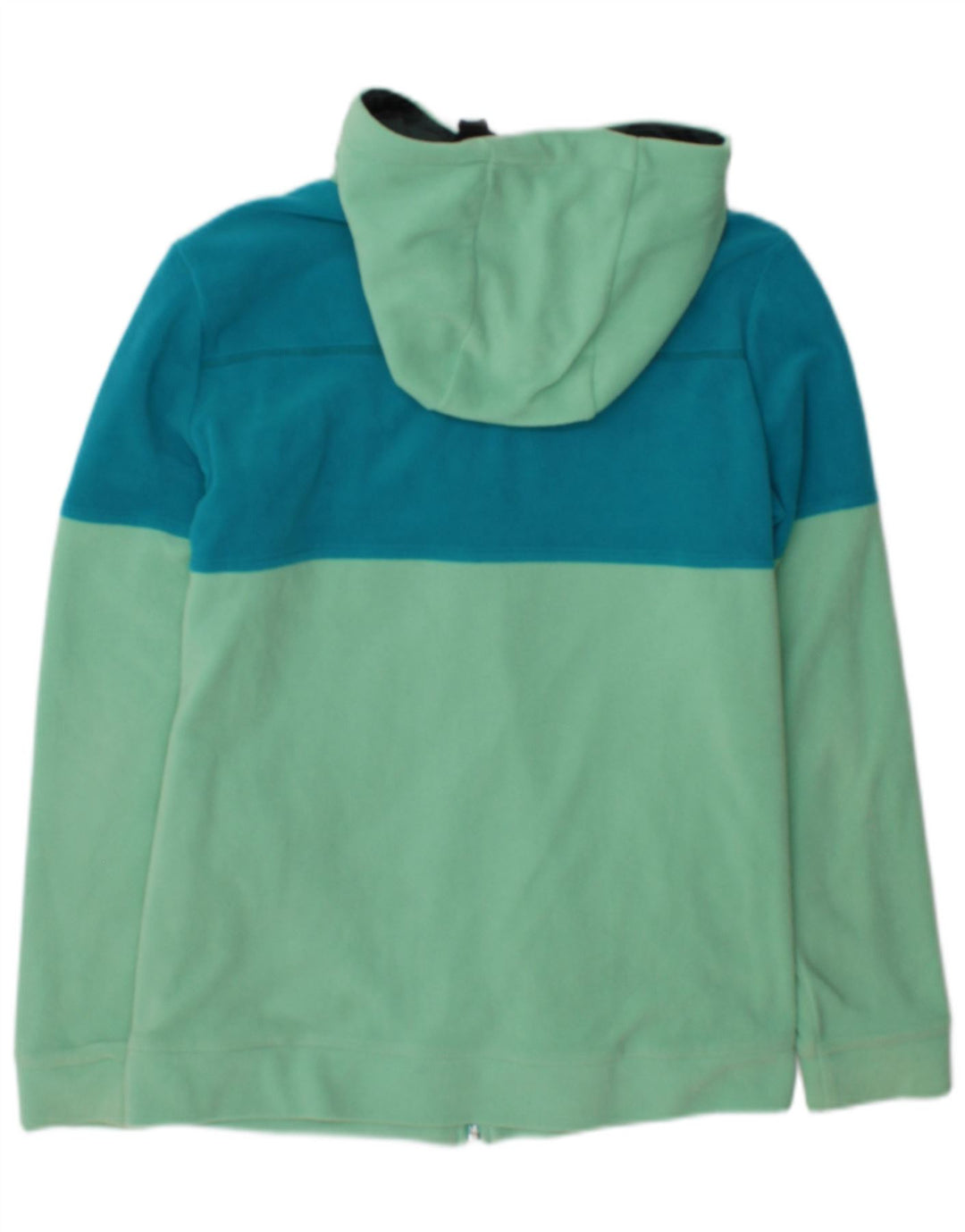 O'Neill dame fleecejakke med hætte UK 12 Medium Green Colourblock