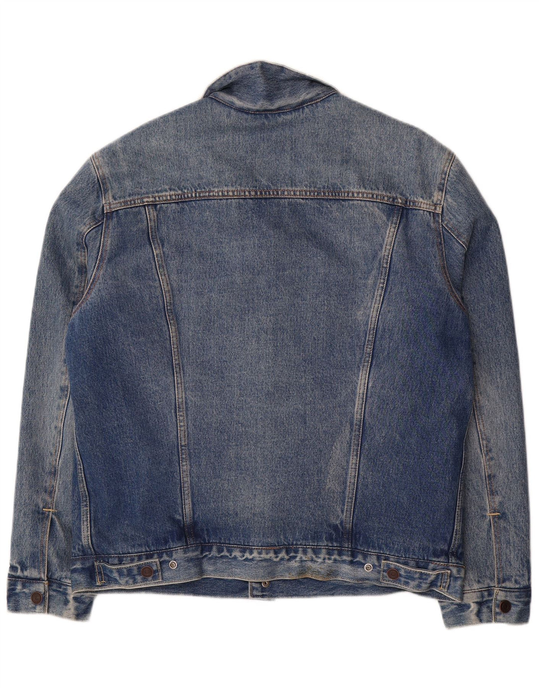 Levi's Herre Denim Sherpa Jacket UK 40 Large Blue Cotton