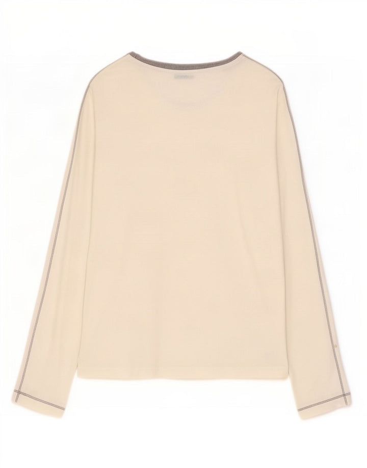 Champion Womens Heritage Classics Grafisk Top Langærmet UK 8 Small White