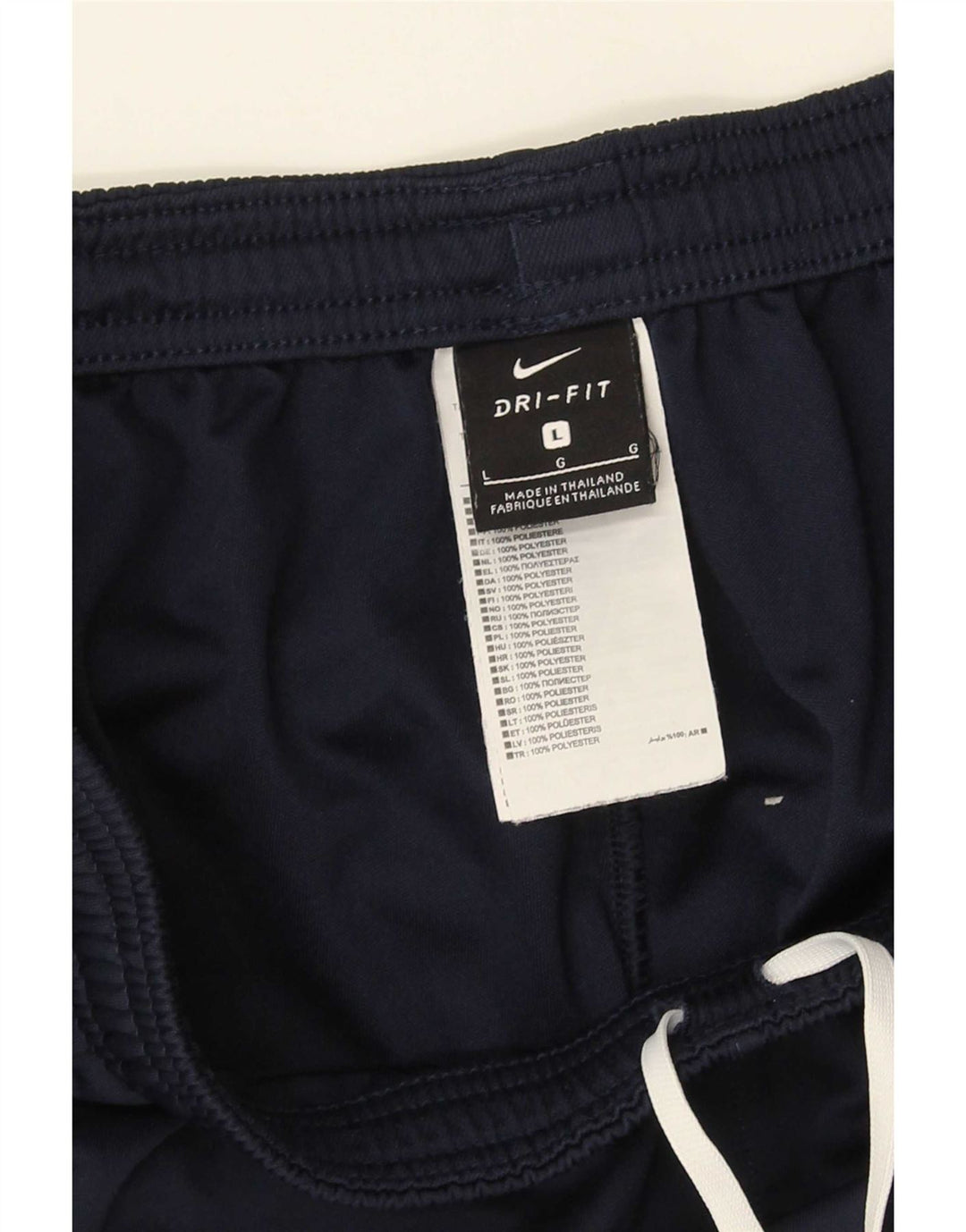 Nike Herre Dri Fit træningsdragt Bukser Large Navy Blue Polyester