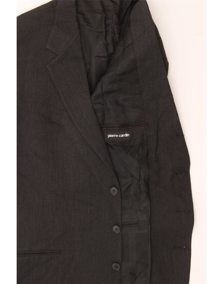 PIERRE CARDIN Mens 4 Button Blazer Jacket UK 40 Large Grey Vintage Pierre Cardin and Second-Hand Pierre Cardin from Messina Hembry 