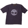 TIMBERLAND Herre grafisk T-shirt Top Stor marineblå bomuld