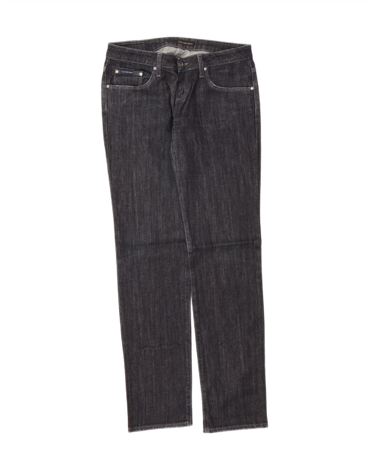 CALVIN KLEIN Womens Straight Jeans W31 L33 Navy Blue Cotton Vintage Calvin Klein and Second-Hand Calvin Klein from Messina Hembry 