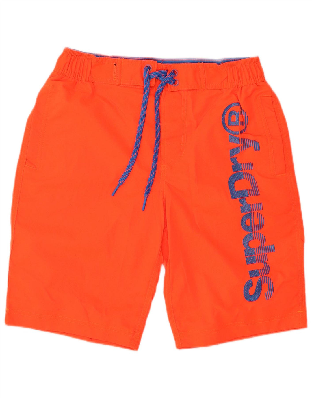 SUPERDRY Grafiske badeshorts til mænd Lille orange polyester