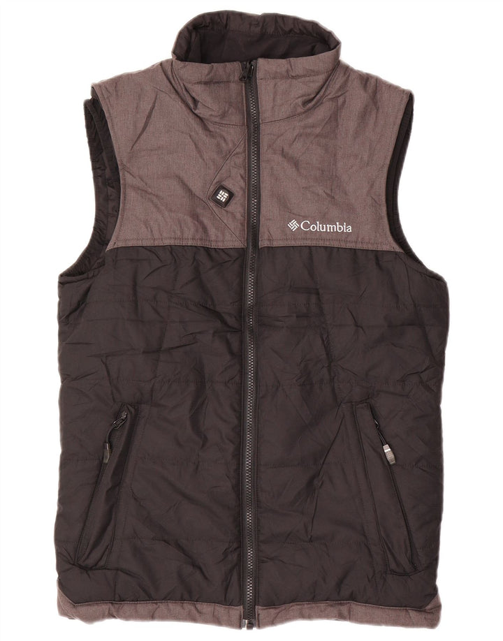 COLUMBIA Womens Omni-Shield Polstret Gilet UK 10 Small Black Colourblock